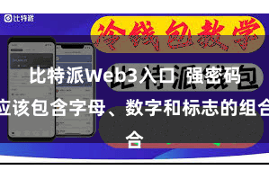 比特派Web3入口  强密码应该包含字母、数字和标志的组合