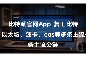 比特派官网App  复旧比特币、以太坊、波卡、eos等多条主流公链