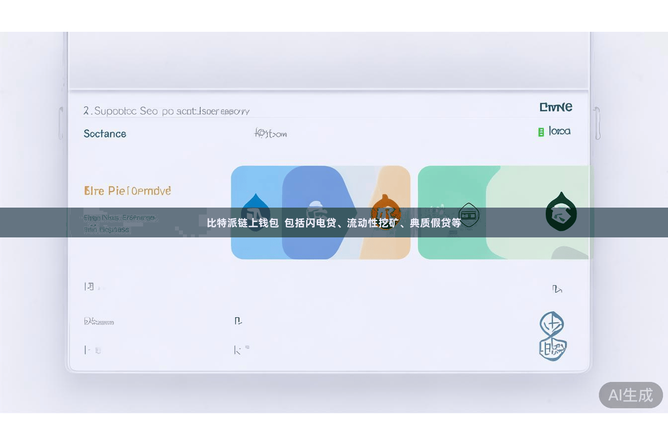 比特派链上钱包  包括闪电贷、流动性挖矿、典质假贷等
